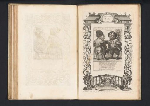 Two Little Men for the Month of March, 1720