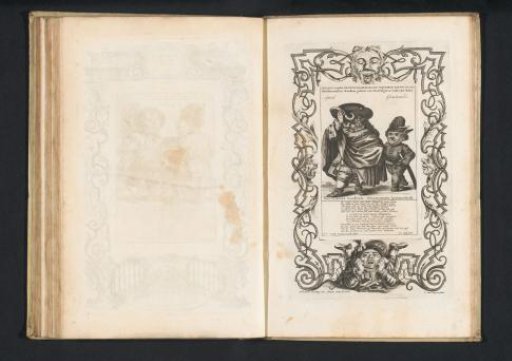 Two Little Men for the Month of April, 1720