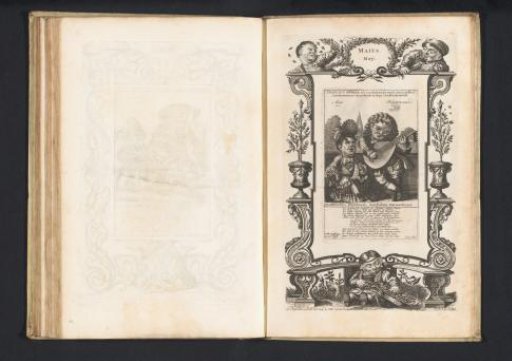 Two Little Men for the Month of May, 1720