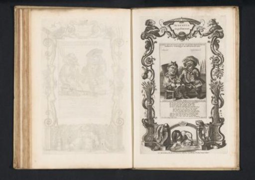 Two Little Men for the Month of August, 1720