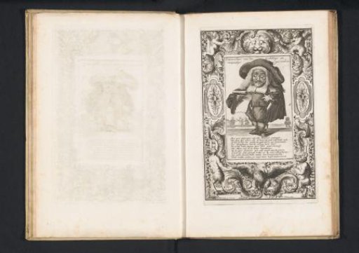 A Little Man with a Hat Reading a Roll of Paper, 1720