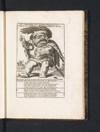 The little man Knight of Nobility as a hussar, 1720