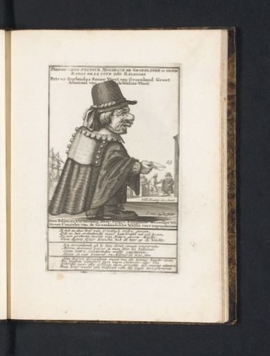 The little man Petrus Dorlandus as a whaler, 1720