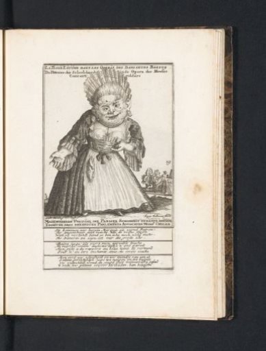 The little woman Patroness of the Shorn Maiden in the Opera of the Heese Concert Knights, 1720