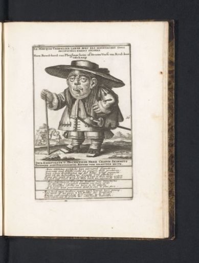 The little man Hans Breed-hoed van Plughaarheim, 1720