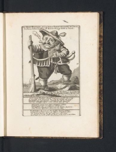 The Little Man Rusticus Schermutsius, 1720