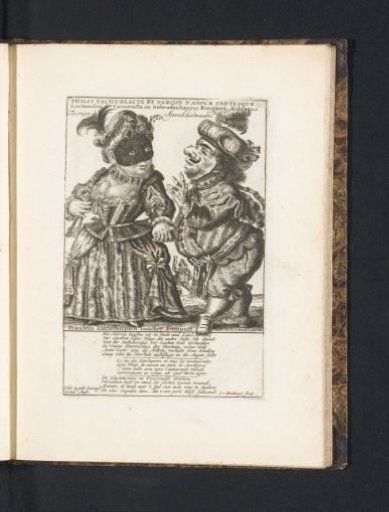Two Little Men for the Month of February, 1720