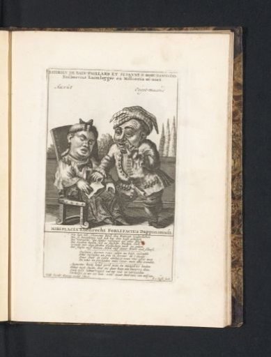 Two Little Men for the Month of August, 1720