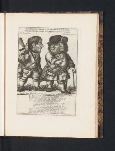 Two Little Men for the Month of November, 1720