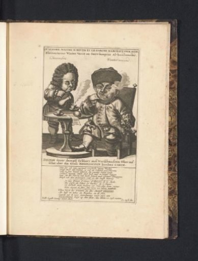 Two Little Men for the Month of December, 1720