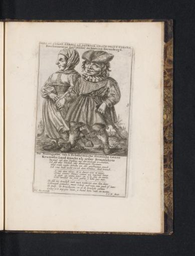 Dancing Couple of Little Men, 1720