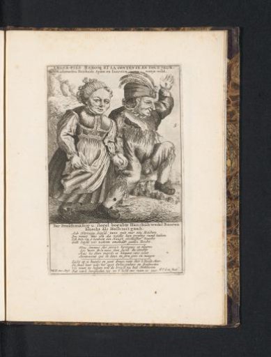 Dancing Couple of Little Men, 1720