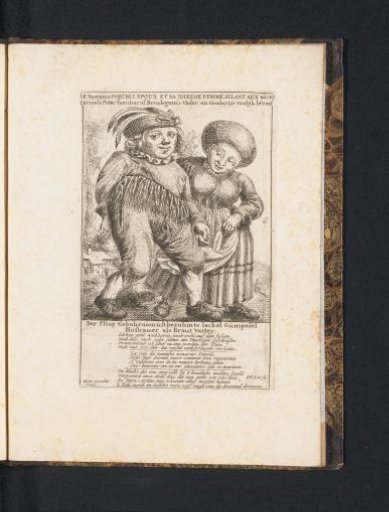 Dancing Couple of Little Men, 1720