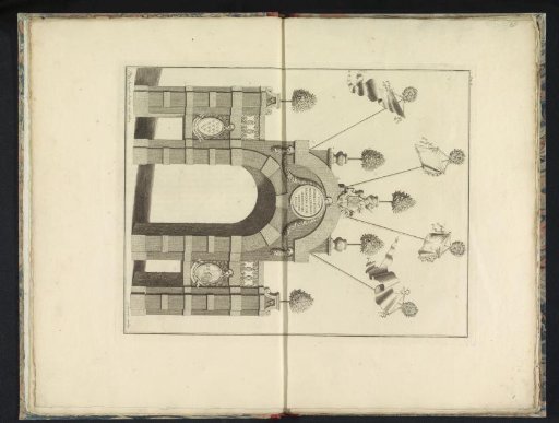 Triumphal arch on the Bosstraat at the entrance of Willem IV in Breda, 1737