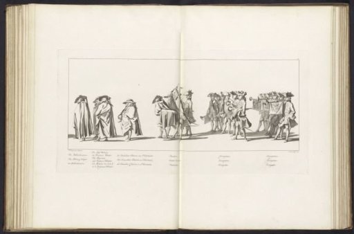 Lying-in-state of William IV, 1752, plate 17