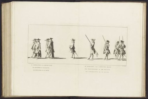Lying-in-state of Willem IV, 1752, plate 38