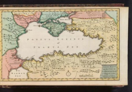 Map of the Countries around the Black Sea
