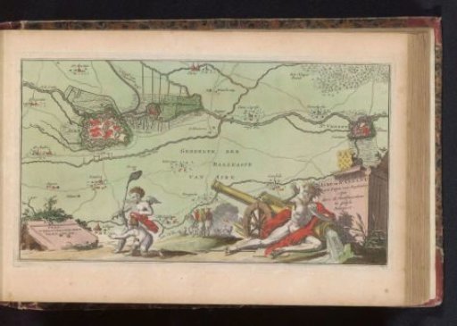 Map of Aire-sur-la-Lys and Saint-Venant