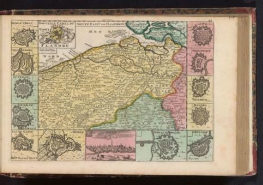 Map of Flanders