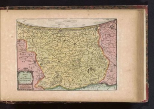 Map of West Flanders