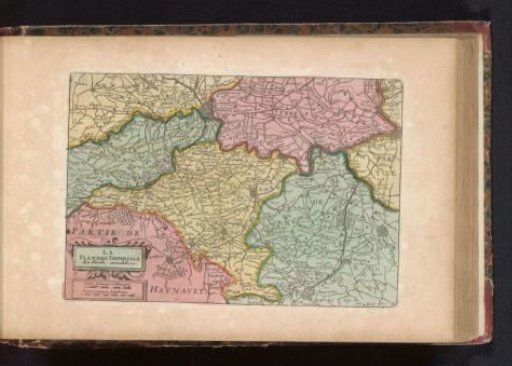 Map of the Austrian Netherlands