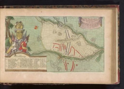 Breaking through the French lines in Brabant, 1705