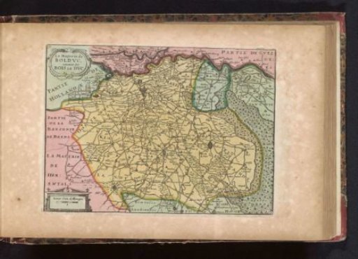 Map of the bailiwick of 's-Hertogenbosch