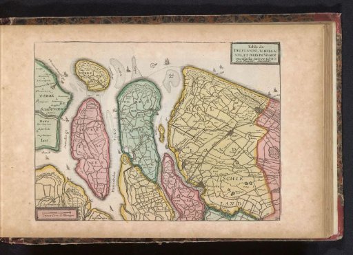 Map of Delfland and Schieland