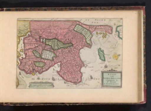 Map of North Holland