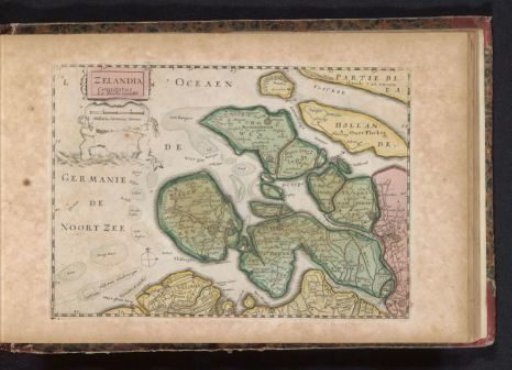 Map of the County of Zeeland