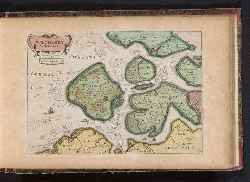 Map of Walcheren