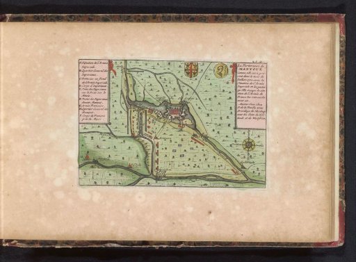 Map of Mantua, 1702