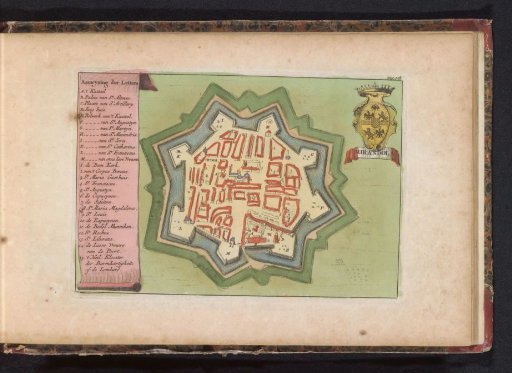 Plan of Mirandola