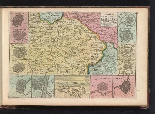 Map of Lorraine