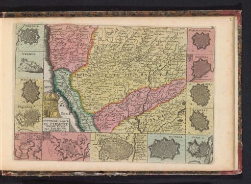 Map of Piedmont