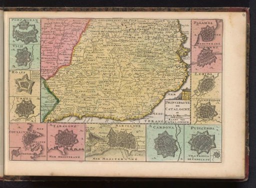 Map of Catalonia