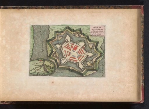 Plan of the Fort Dünamünde near Riga