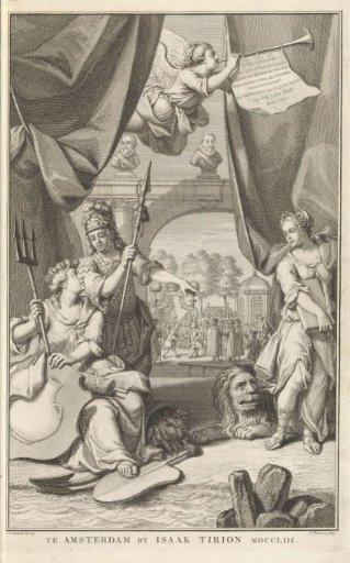 Allegorical Title Page with the Offering of the Keys, 1751