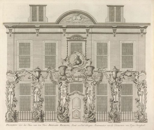 Triumphal arch for the house of B. Mauritz, 1751