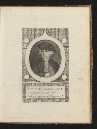 Portrait of J.F. van Campenhout