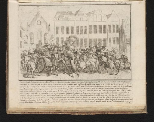 Carriage of General d'Alton Attacked in Brussels, 1787