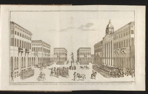 Troops Assembled on the Koningsplein in Brussels, 1787