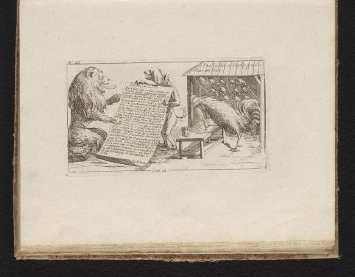 Satire on De Cock, Pensionary of the Estates of Brabant