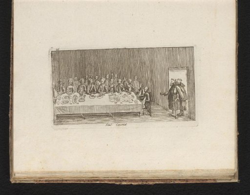 Monks Begging at a Feast