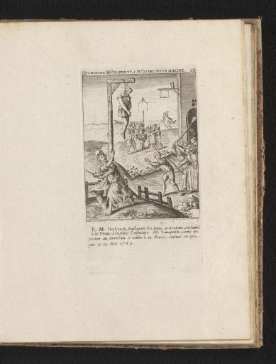 Satirical print on E.M. de Cock