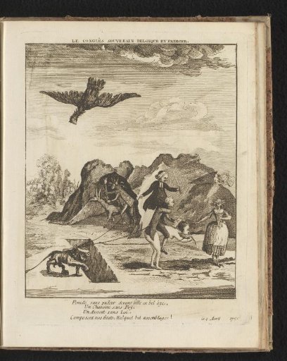 Satirical print on Hendrik van der Noot and Petrus van Eupen, 1790