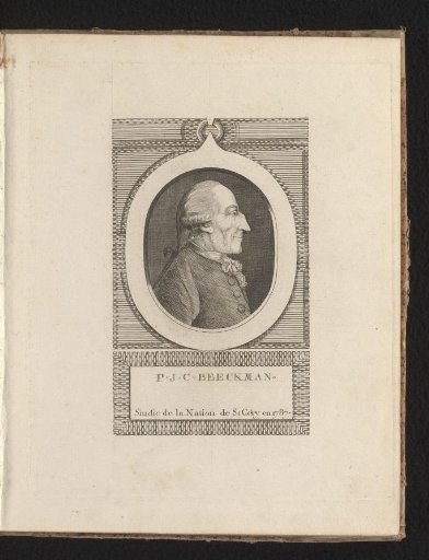 Portrait of P.J.C. Beeckman