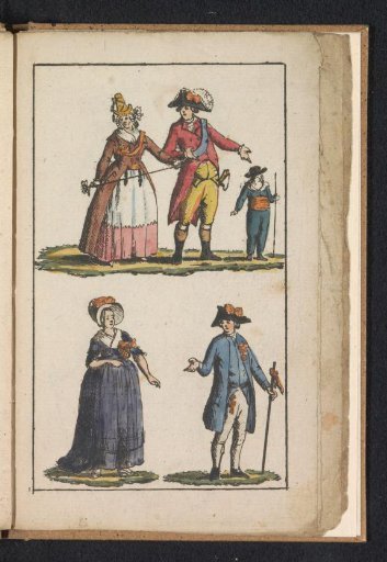 English Lord and Lady / Respectable Citizens, 1792