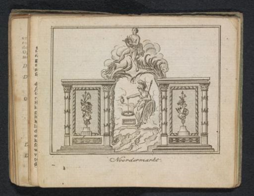 Arts and Sciences, decoration on the Noordermarkt, 1795