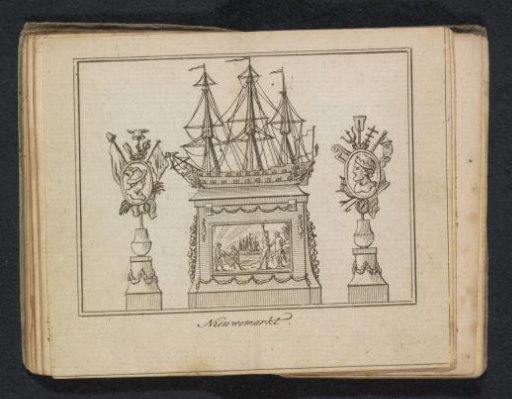 Commerce and Navigation, decoration on the Nieuwmarkt, 1795